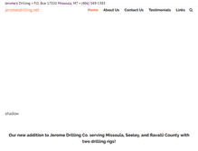 Tablet Screenshot of jeromesdrilling.net